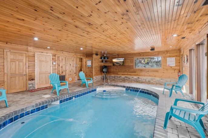 pool on lower level