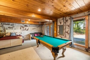 Game Room with Pool Table and Corn Hole