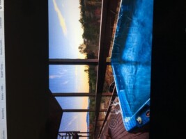 hot tub overlooking the cove and smokies`