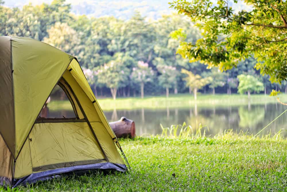 tent camping in the Smoky Mountains