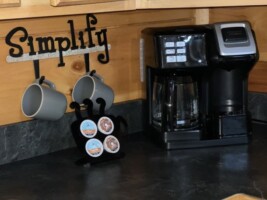 Dual coffee maker and k-cup starter set