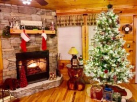Christmas at our cabin