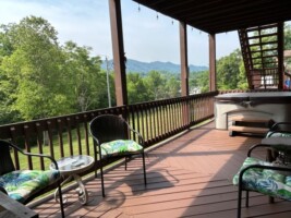 our spa deck with a view