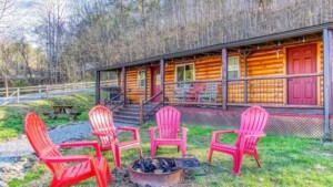 Cabin Exterior & Firepit