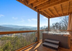 Modern Style + Best View in the Smokies w/ Hot Tub