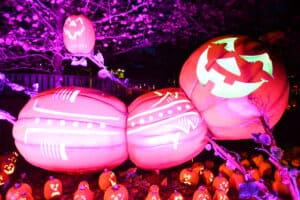Pumpkin structure at Dollywood's Harvest Festival
