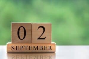September 02 calendar blocks