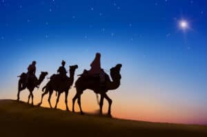 Three Wise Men on Camels