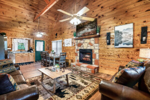 Havens Cabin with Views Game Room King Bed Hot Tub