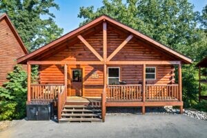 A true log cabin!