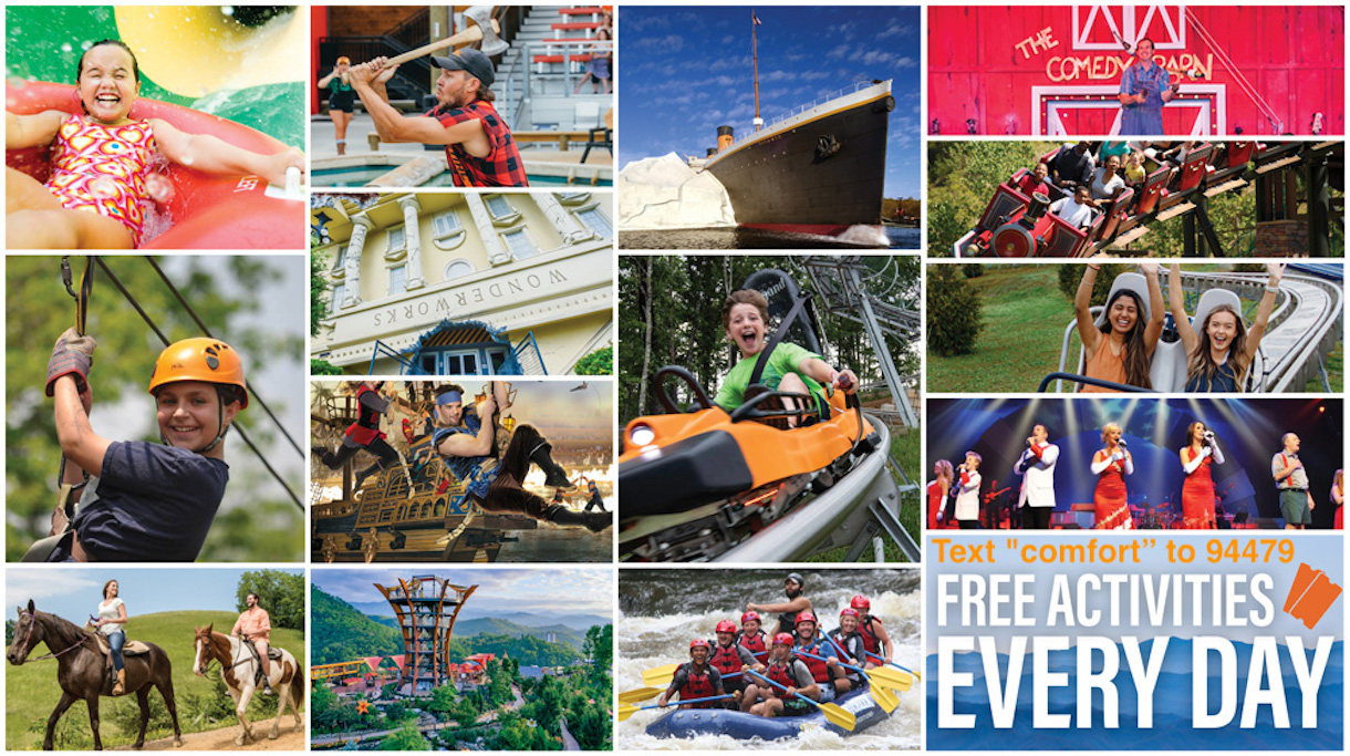 Free Attraction Tickets with every stay!