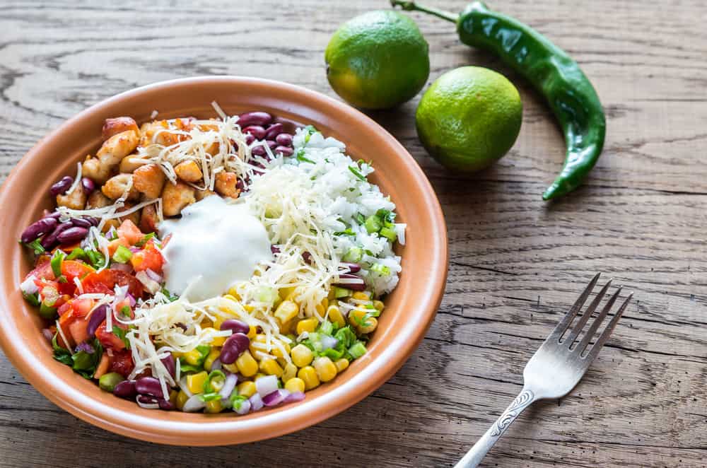 chicken burrito bowl