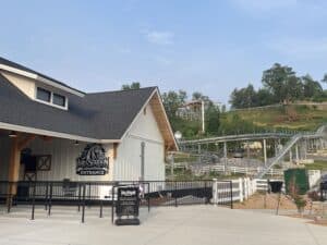 skyland ranch entrance to wild stallion mountain coaster