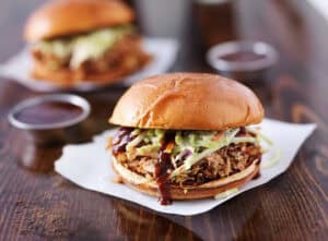 pulled pork sandwich