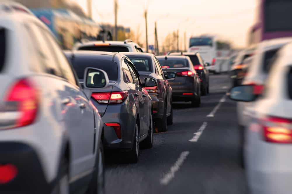 traffic in Pigeon Forge on the main Parkway