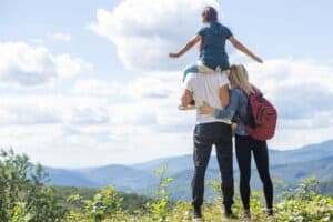 family in the smokies