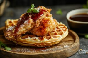 chicken and waffles