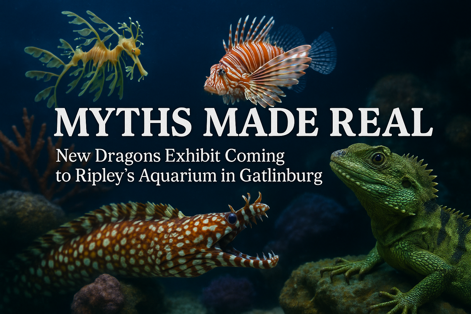 dragons exhibit ripley's aquarium in gatlinburg