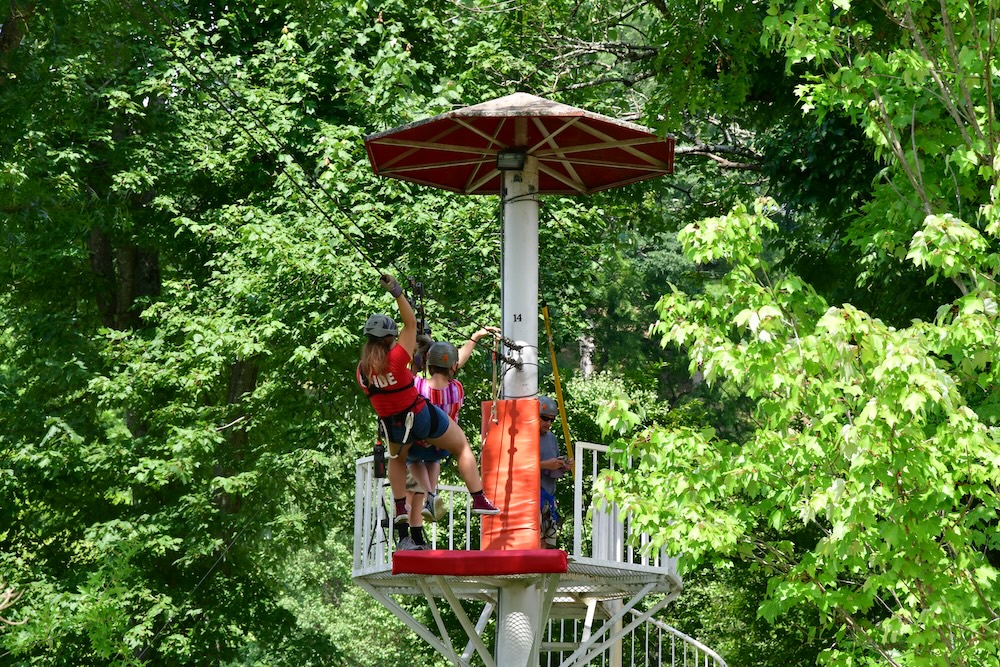 adventure park at five oaks is one of the top attractions in Sevierville