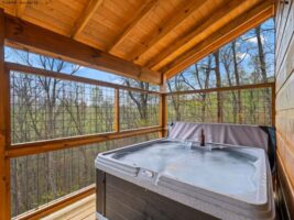 Hot Tub on the private deck