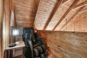 Massage Chair in Loft Bedroom