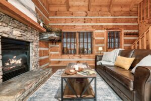 Living Room with Queen Sleeper Sofa