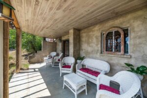 Covered Patio with View